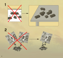 LEGO 2507 instructions page 2 – build guide