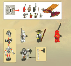 LEGO 2507 instructions page 3 – build guide