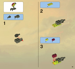 LEGO 2507 instructions page 45 – build guide