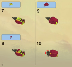 LEGO 2507 instructions page 52 – build guide