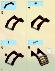 LEGO 2507 instructions page 42 – build guide