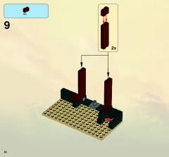 LEGO 2508 instructions page 10 – build guide