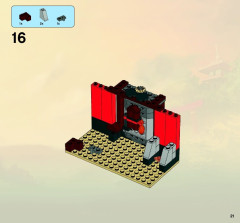 LEGO 2508 instructions page 21 – build guide