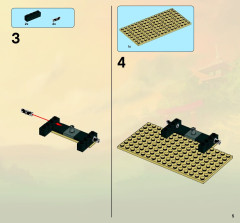 LEGO 2508 instructions page 5 – build guide