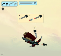 LEGO 2509 instructions page 10 – build guide