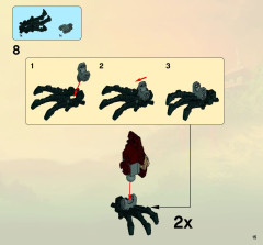 LEGO 2509 instructions page 15 – build guide