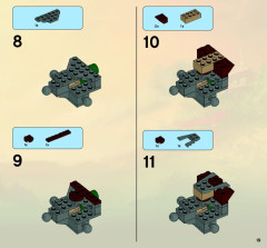 LEGO 2509 instructions page 19 – build guide