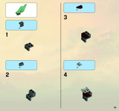 LEGO 2509 instructions page 39 – build guide