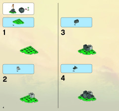 LEGO 2509 instructions page 4 – build guide