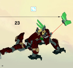 LEGO 2509 instructions page 44 – build guide