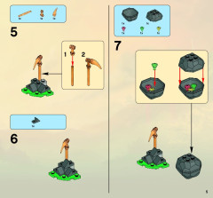 LEGO 2509 instructions page 5 – build guide
