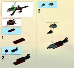 LEGO 2509 instructions page 6 – build guide