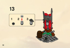 LEGO 2516 instructions page 10 – build guide