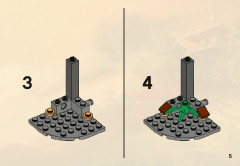 LEGO 2516 instructions page 5 – build guide