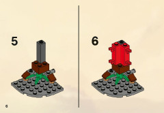 LEGO 2516 instructions page 6 – build guide