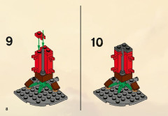 LEGO 2516 instructions page 8 – build guide