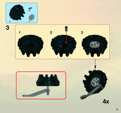 LEGO 2518 instructions page 13 – build guide
