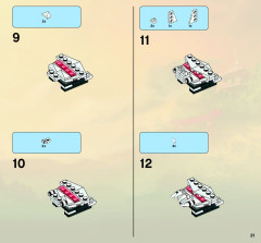 LEGO 2518 instructions page 21 – build guide