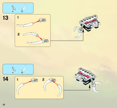 LEGO 2518 instructions page 22 – build guide