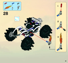 LEGO 2518 instructions page 25 – build guide