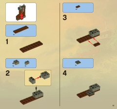 LEGO 2520 instructions page 11 – build guide