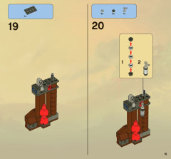 LEGO 2520 instructions page 19 – build guide