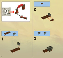 LEGO 2520 instructions page 2 – build guide