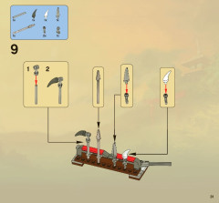 LEGO 2520 instructions page 31 – build guide