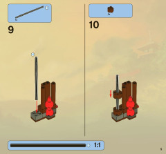 LEGO 2520 instructions page 5 – build guide