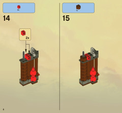 LEGO 2520 instructions page 8 – build guide