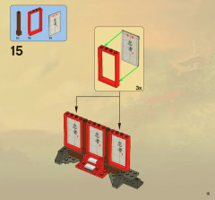 LEGO 2520 instructions page 15 – build guide