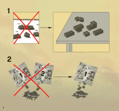 LEGO 2520 instructions page 2 – build guide