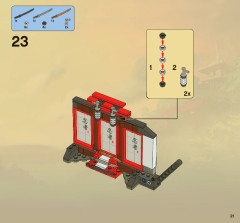 LEGO 2520 instructions page 21 – build guide