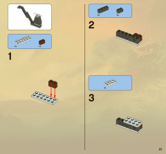 LEGO 2520 instructions page 23 – build guide