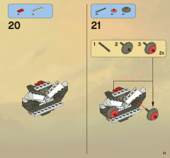 LEGO 2520 instructions page 33 – build guide