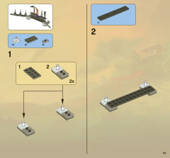 LEGO 2520 instructions page 41 – build guide