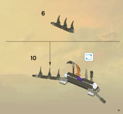 LEGO 2520 instructions page 47 – build guide