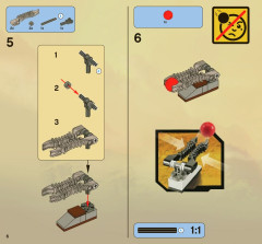 LEGO 2520 instructions page 6 – build guide