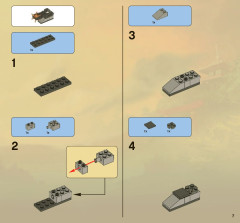LEGO 2520 instructions page 7 – build guide
