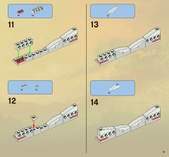 LEGO 2521 instructions page 11 – build guide