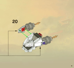 LEGO 2521 instructions page 19 – build guide