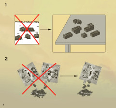LEGO 2521 instructions page 2 – build guide