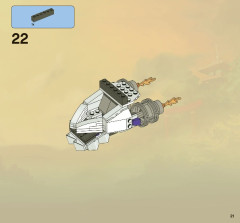 LEGO 2521 instructions page 21 – build guide