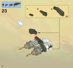 LEGO 2521 instructions page 22 – build guide