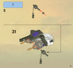 LEGO 2521 instructions page 29 – build guide