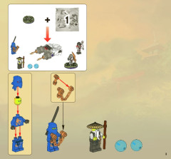 LEGO 2521 instructions page 3 – build guide