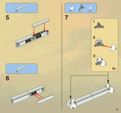 LEGO 2521 instructions page 41 – build guide