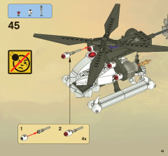 LEGO 2521 instructions page 49 – build guide