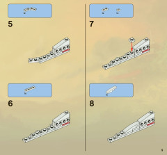 LEGO 2521 instructions page 9 – build guide