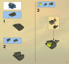 LEGO 2521 instructions page 11 – build guide